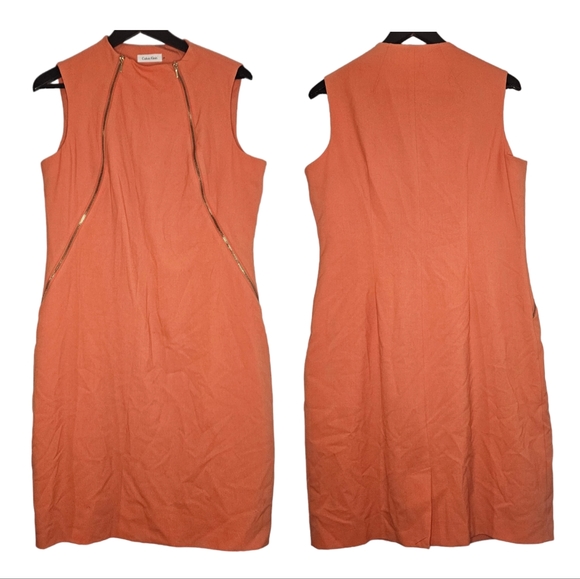 Calvin Klein Dresses & Skirts - Calvin Klein women's orange dress
